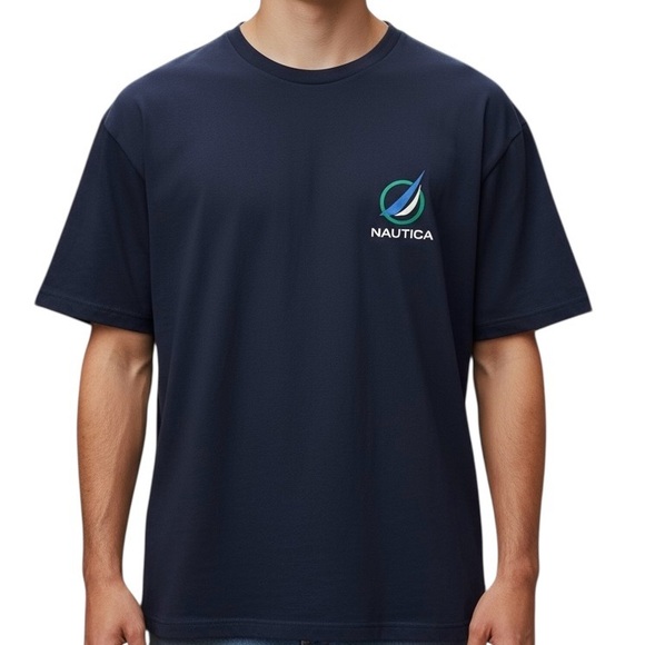 Nautica Men’s Blue Short Sleeve Tee Casual Comfort | Size XL - Picture 1 of 6